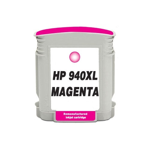 Remanufactured Hewlett Packard C4908AN (HP 940XL Magenta) High Yield Ink Cartridge
