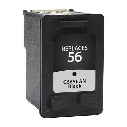 HP 56 (HP C6656AN) Black Remanufactured Ink Cartridge