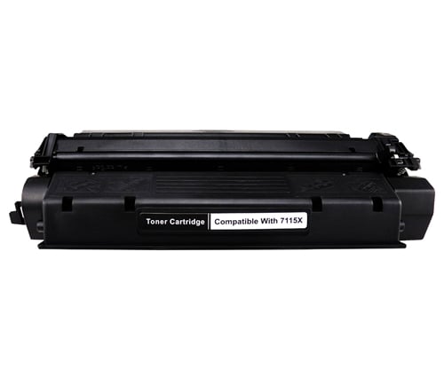 Remanufactured Replacement for Hewlett Packard C7115X (HP 15X) High-Yield Black Laser Toner Cartridge
