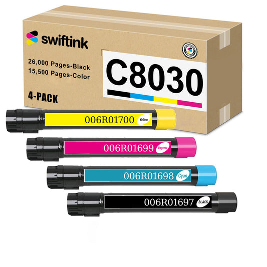 Compatible Xerox AltaLink C8030 / C8035 / C8045 / C8055 / C8070 Laser Toner Cartridge Set of 4