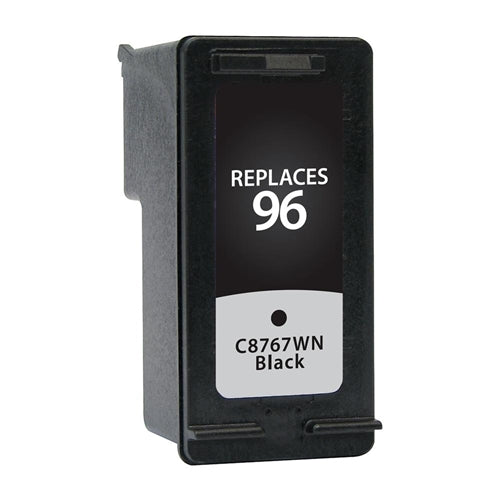 Remanufactured Replacement Black Ink Cartridge for C8767WN / HP 96