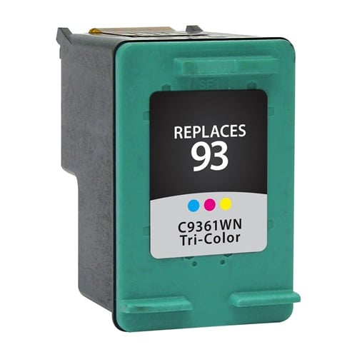 Remanufactured Replacement Tri-Color Ink Cartridge for C9361WN / HP 93