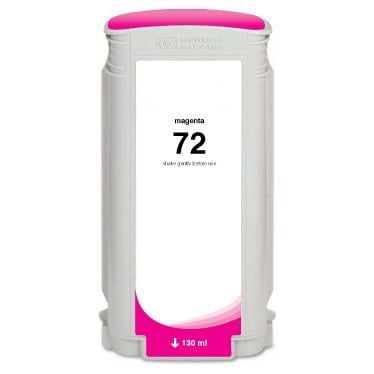 Remanufactured Replacement High Yield Magenta Ink Cartridge for C9372A / HP 72
