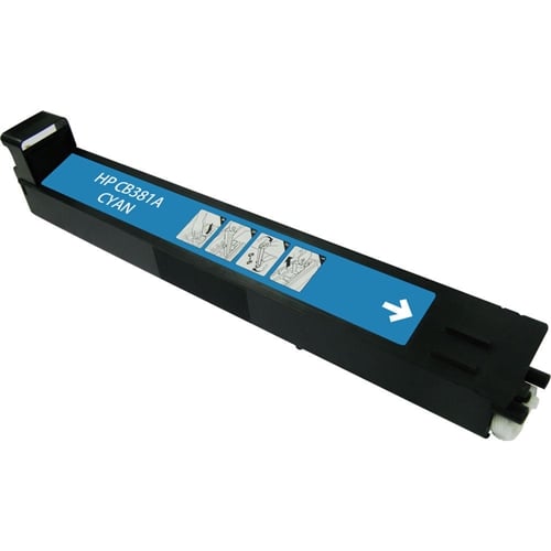 Remanufactured Replacement for Hewlett Packard CB381A (HP 824A) Cyan Laser Toner Cartridge