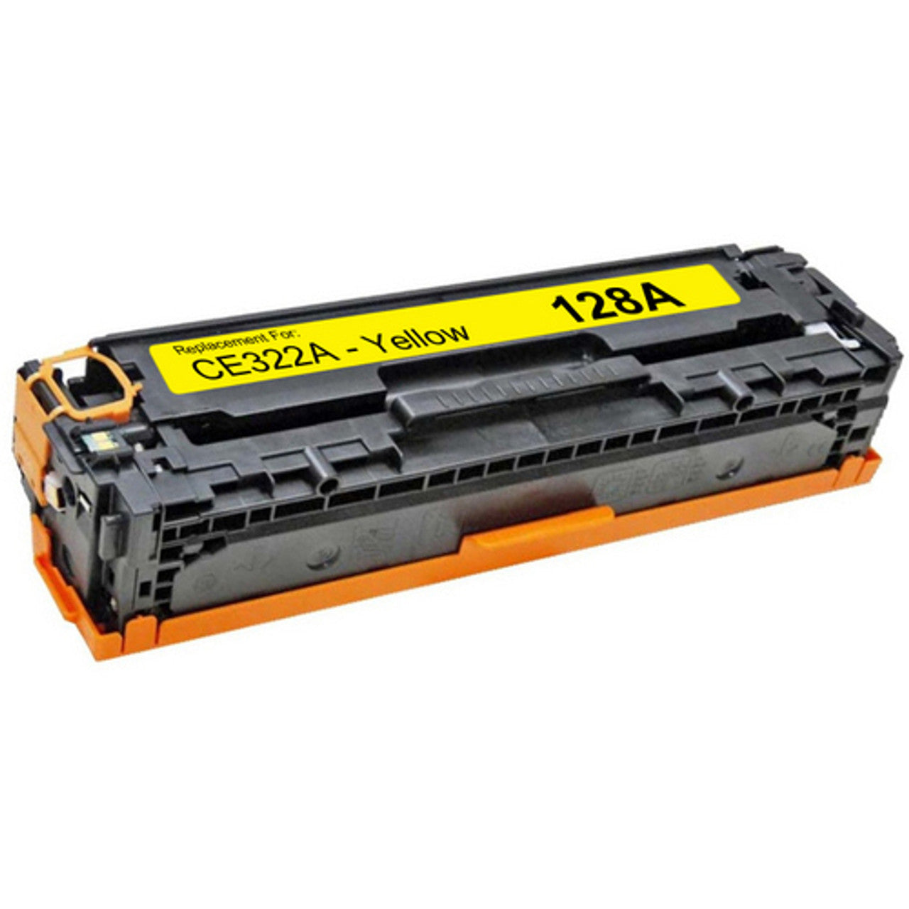 Compatible HP CE322A (HP 128A) Yellow Toner Cartridge (1300 Page Yield)