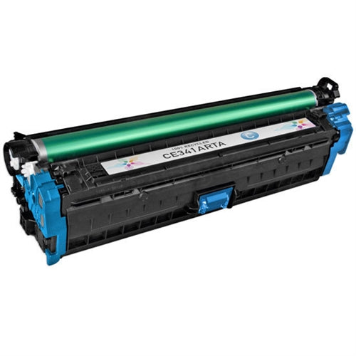 Remanufactured Replacement for Hewlett Packard CE341A (HP 651A) Cyan Laser Toner Cartridge