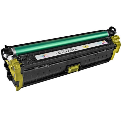Remanufactured Replacement for Hewlett Packard CE342A (HP 651A) Yellow Laser Toner Cartridge