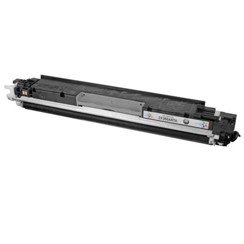 Remanufactured Replacement for Hewlett Packard CF350A (HP 130A) Black Laser Toner Cartridge