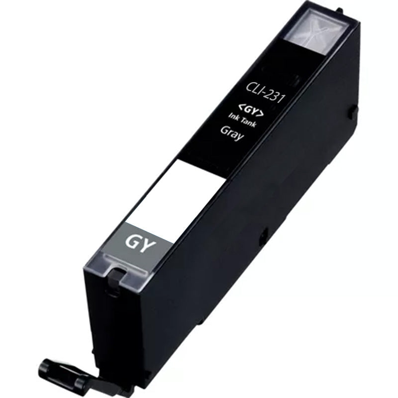 Compatible Canon CLI-231GY (6678C001) Gray Ink Cartridge