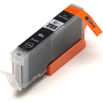 Compatible Canon 6448B001 (CLI-251XL) High Yield Black Ink Cartridge