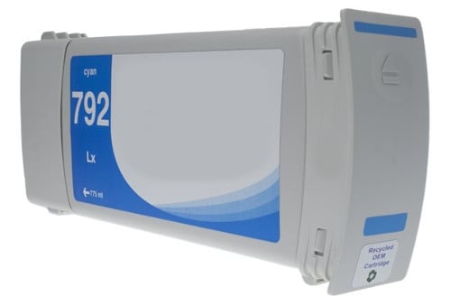 Remanufactured Replacement Cyan Ink Cartridge for CN706A / HP 792