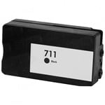 Remanufactured Replacement CZ133A High Yield Black Ink Cartridge for HP 711