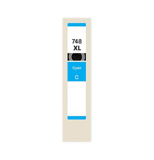 Remanufactured Epson 748XL (T748XL120) Cyan Ink Cartridge