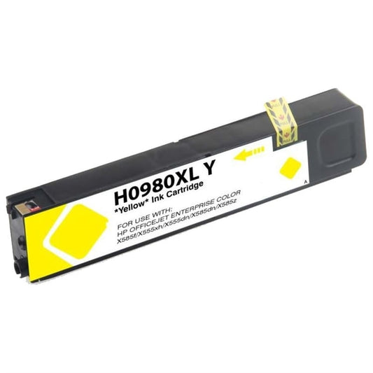 Remanufactured Replacement Yellow Ink Cartridge for D8J09A / HP 980