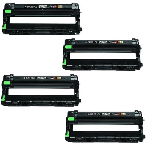 Compatible Brother DR210CL Laser Drum Unit Set Cartridges (Toner not Included)