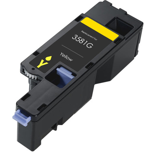 Compatible Yellow Toner for Dell E525w Laser Printers (3581G) 1,400 Page Yield