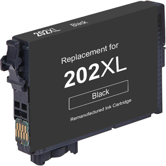 Remanufactured Epson 202XL High Yield Black Ink Cartridge