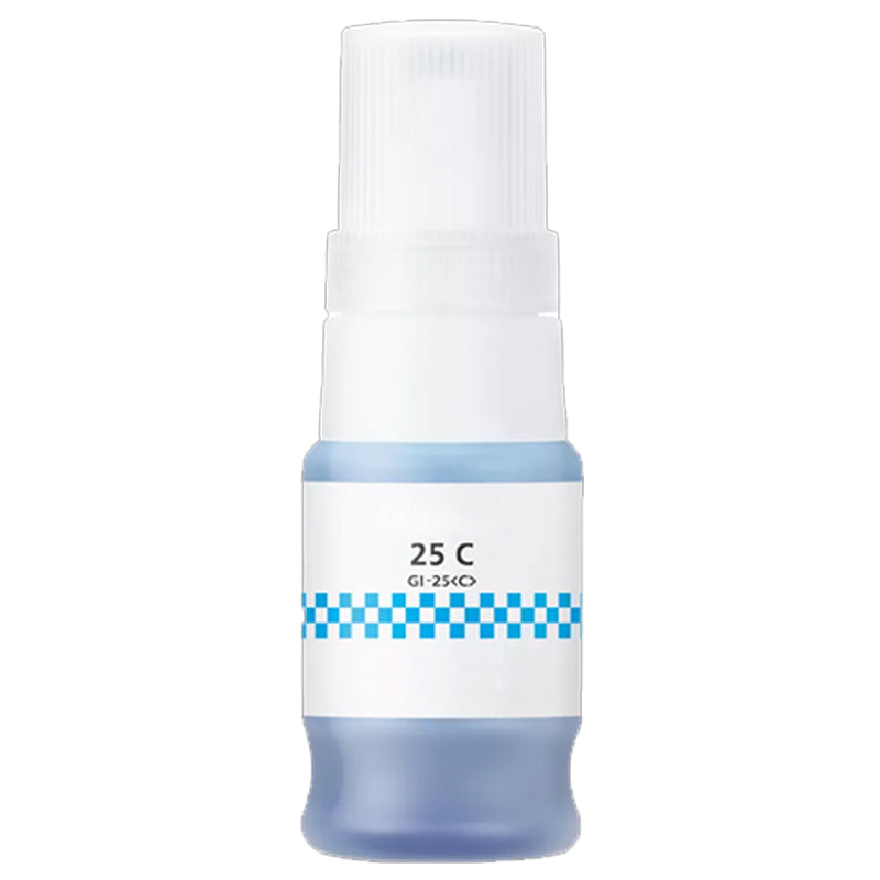 Compatible Canon GI-25C Cyan Ink Bottle 50mL