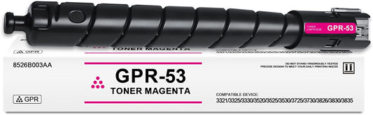 Compatible Canon GPR-53 Magenta Toner Cartridge 8526B003, 19K Pages