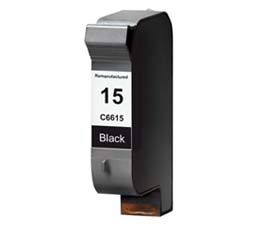 Remanufactured Replacement Black Ink Cartridge for C6615DN / HP 15