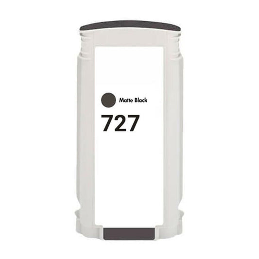 Remanufactured Replacement B3P22A High Yield Matte Black Ink Cartridge for HP 727XL