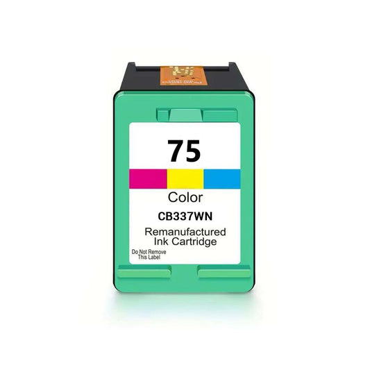 Remanufactured HP Tri-Color Ink Cartridge for CB337WN / HP 75
