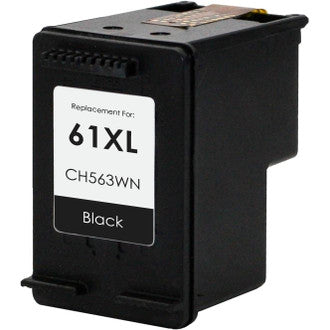 Remanufactured Hewlett Packard CH563WN / HP 61XL High Yield Black Ink Cartridge
