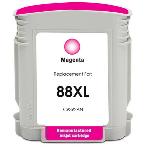 Remanufactured HP C9392AN / HP 88XL Magenta Ink Cartridge