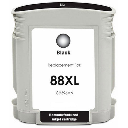 Remanufactured HP C9396AN / HP 88XL Black Ink Cartridge