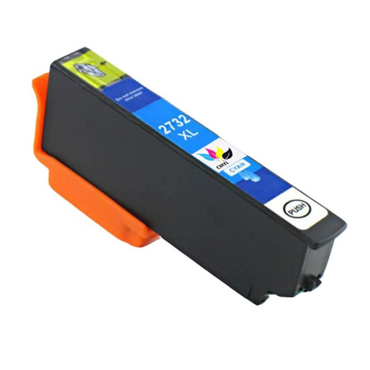 Remanufactured Epson T273XL220 273XL High Yield Cyan Ink Cartridge