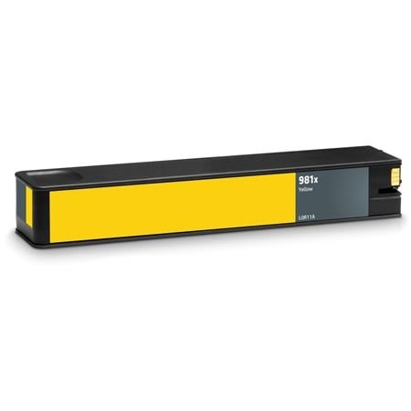 Remanufactured Replacement L0R11A High Yield Yellow Ink Cartridge HP 981X