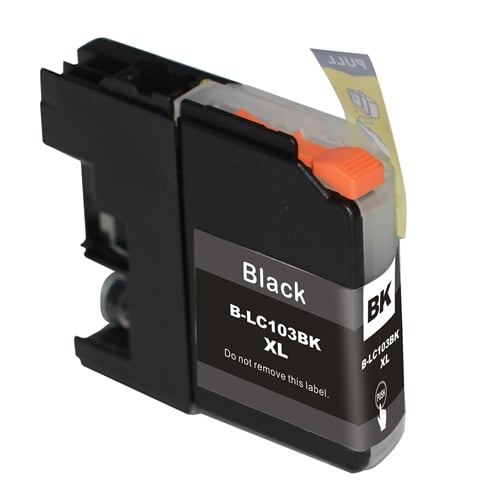 Compatible Brother LC103BK High-Yield Black Ink Cartridge