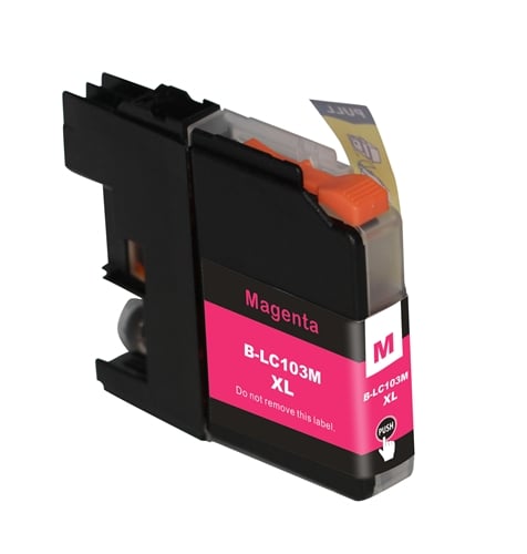 Compatible Brother LC103M High-Yield Magenta Ink Cartridge
