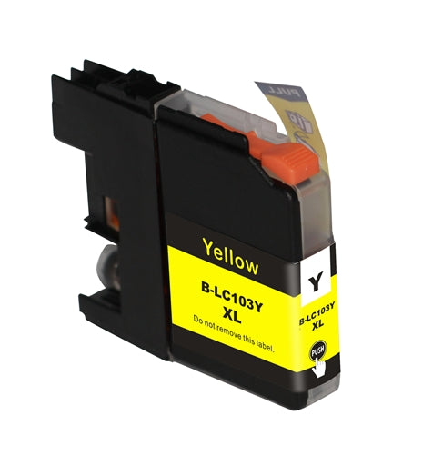 Compatible Brother LC103Y High-Yield Yellow Ink Cartridge