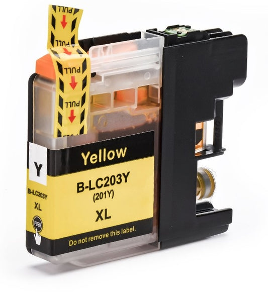 Compatible Brother LC203Y High Yield Yellow Ink Cartridge