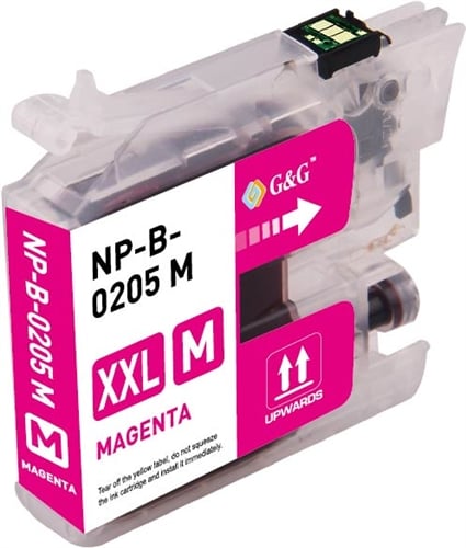 Compatible Brother LC205M Super High-Yield Magenta Ink Cartridge