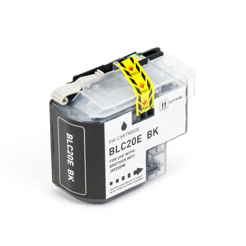 Compatible Brother LC20EBK Super High Yield Black Ink Cartridge