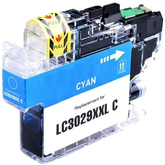 Compatible Brother LC3029C Super High-Yield Cyan Ink Cartridge