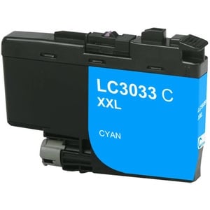 Compatible Brother LC3033 Super HY Cyan Ink Cartridge
