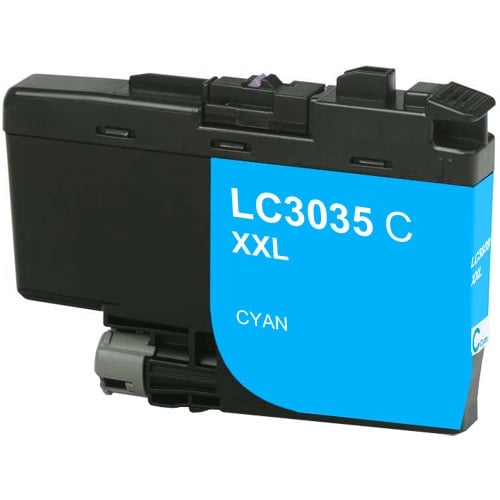 Compatible Brother LC3035 Ultra HY Cyan Ink Cartridge