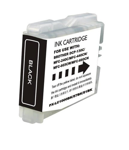 Compatible Brother LC51Bk XL Black Ink Cartridge (Extra High Yield)