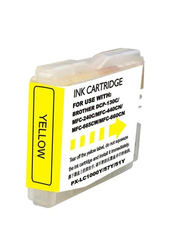 Compatible Brother LC51Y XL Yellow Ink Cartridge (Extra High Yield)