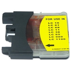 Compatible Brother LC65Y High Yield Yellow Ink Cartridge
