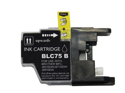 Compatible Brother LC75BK High Yield Black Ink Cartridge