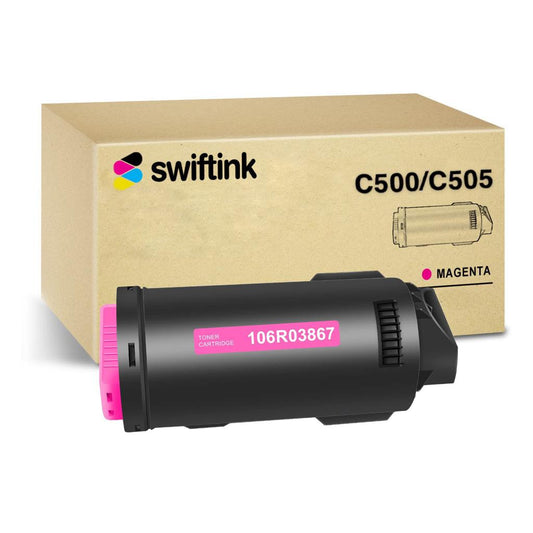 Compatible Xerox VersaLink C500, C505 Magenta Extra High-Yield Toner Cartridge (106R03867)
