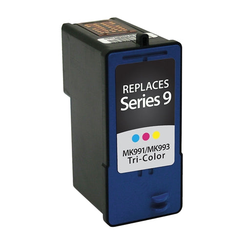 Remanufactured High Yield Color Ink Cartridge for Dell MK993 / MW174 (Series 9)