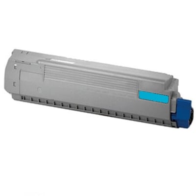 Okidata Remanufactured 44059215 Cyan Laser Toner Cartridge (10K Page Yield)