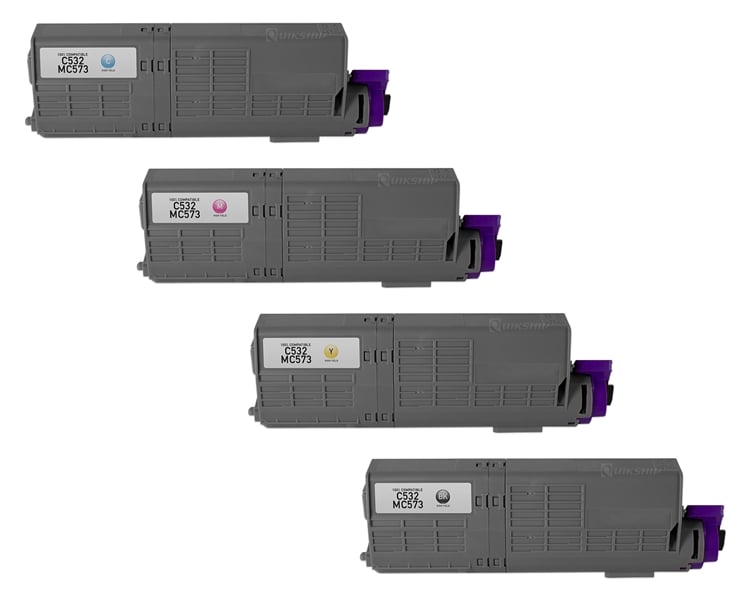 Compatible Okidata C532/MC573 set of 4