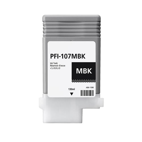 Compatible Canon 6704B001 (PFI-107MBK) Matte Black Ink Cartridge