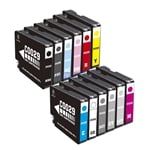 Compatible Canon 12-Set PGI-29 Ink Cartridges: 1-each color